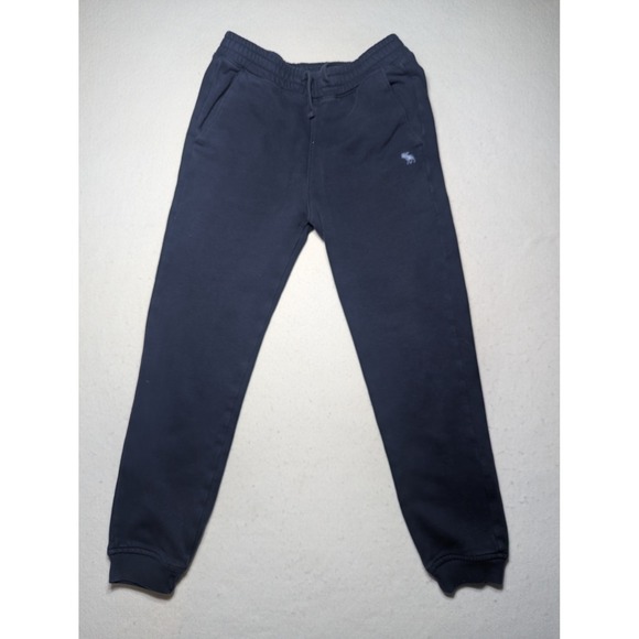 Abercrombie & Fitch Boys Sweatpants Joggers Bundle | Sz 11-12 | Navy + Black - Picture 1 of 8